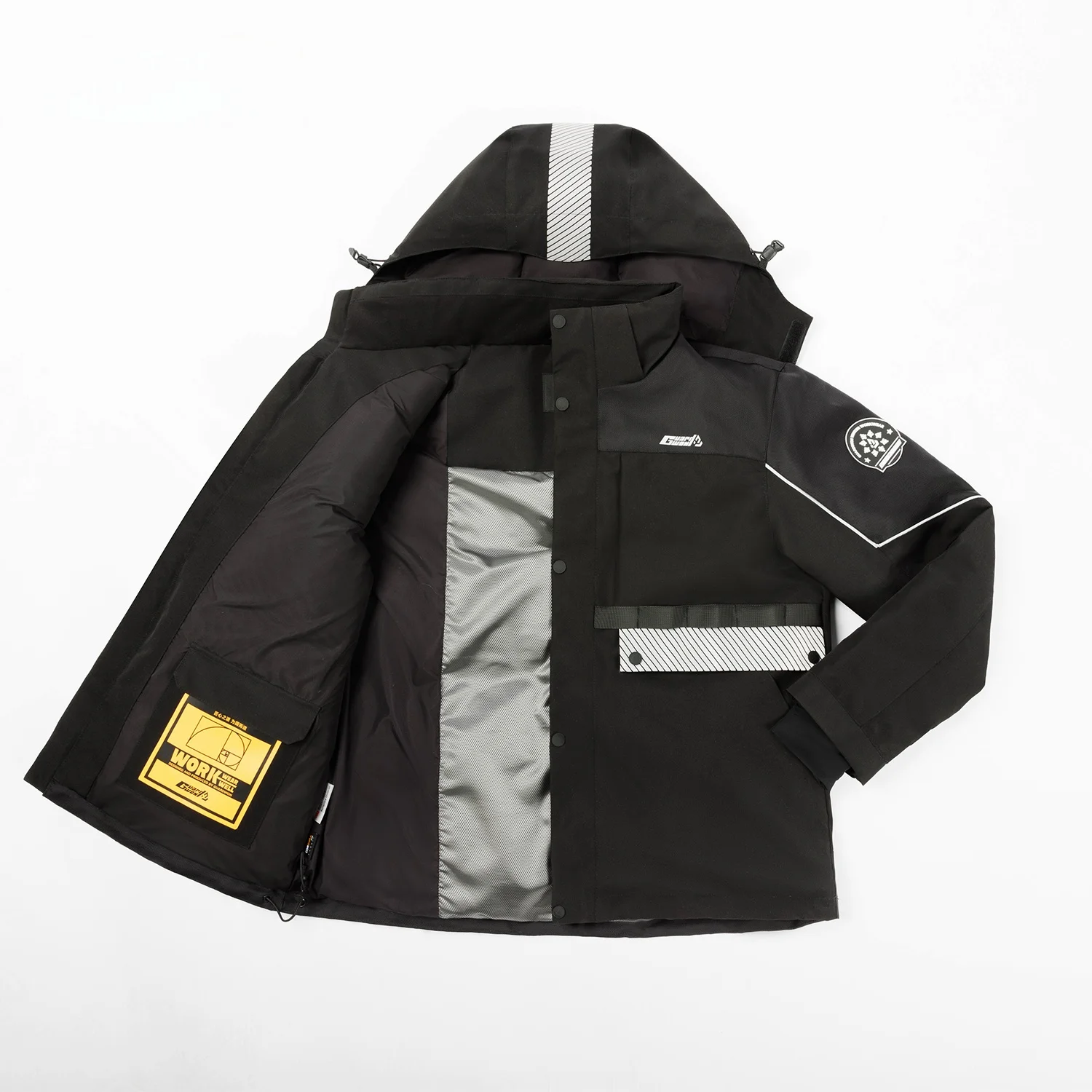 

Мужская зимняя куртка премиум-класса с наполнителем из белого пуха, утепленная, ветрозащитная, водонепроницаемая, новинка, рабочая одежда