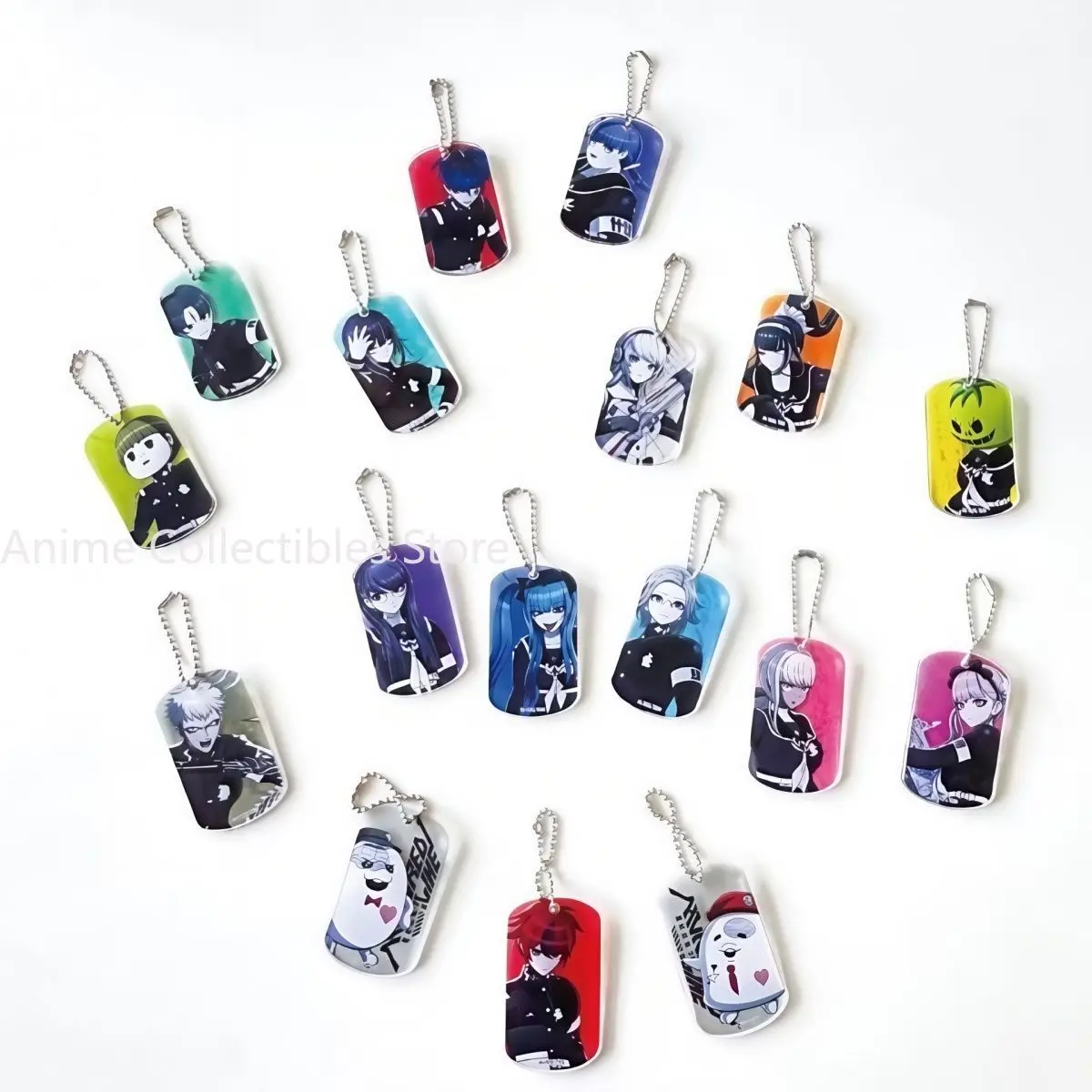 

Аниме The Hundred Line-Оскар обороны Aotsuki Eito брелок акриловый брелок для ключей рюкзак кулон орнамент брелок для ключей подарок