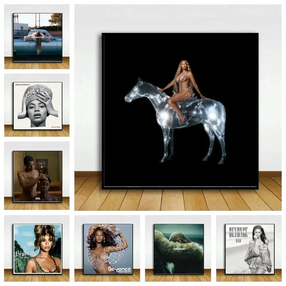 Renascentista beyonce hip hop música álbum capa presente cartaz arte da parede pintura em tela imagem foto sala decoração de casa arte da parede