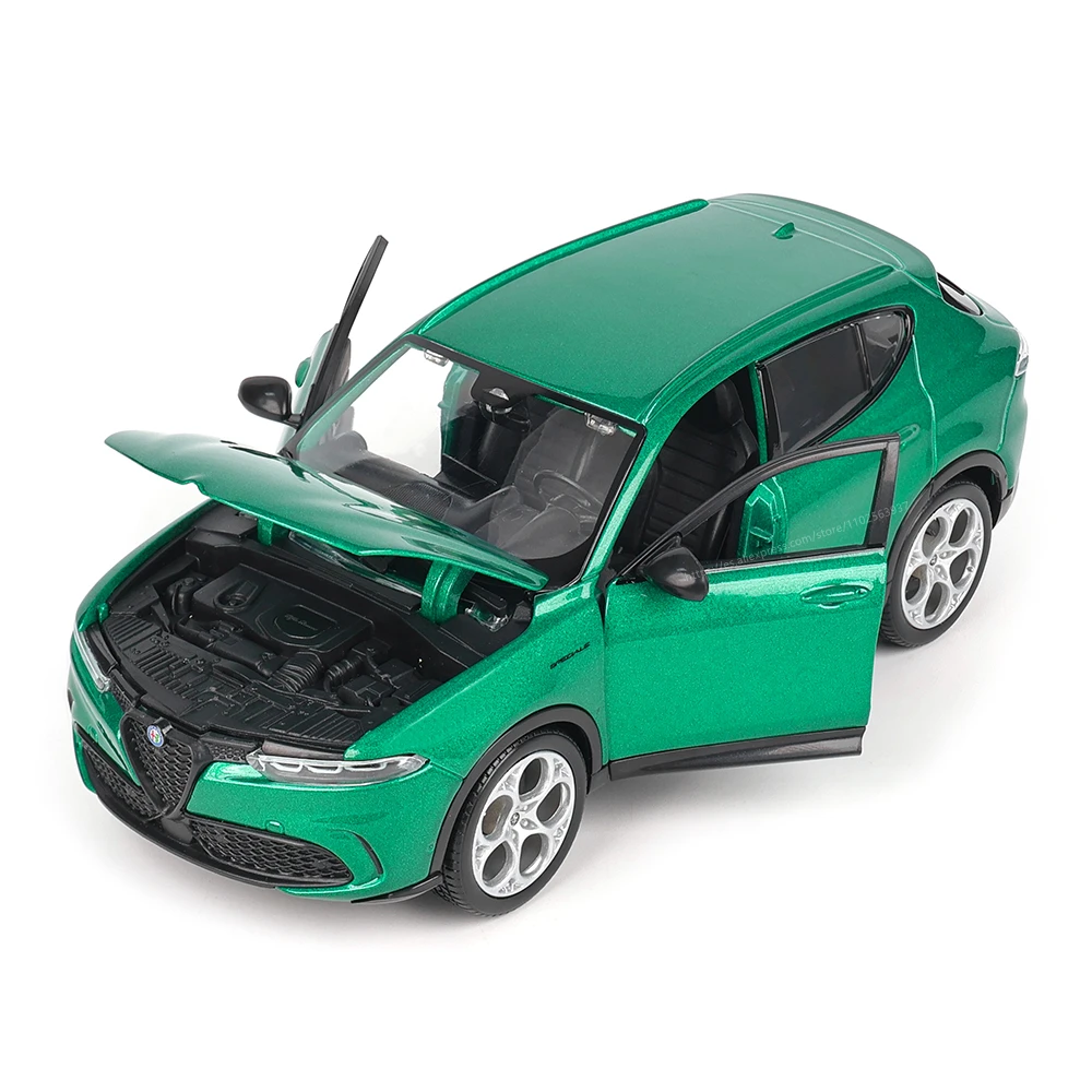 Bburago 1:24 Alfa Romeo Tonale Alloy Luxury Vehicle Diecast Car Model Toy Collection Gift Birthday Present