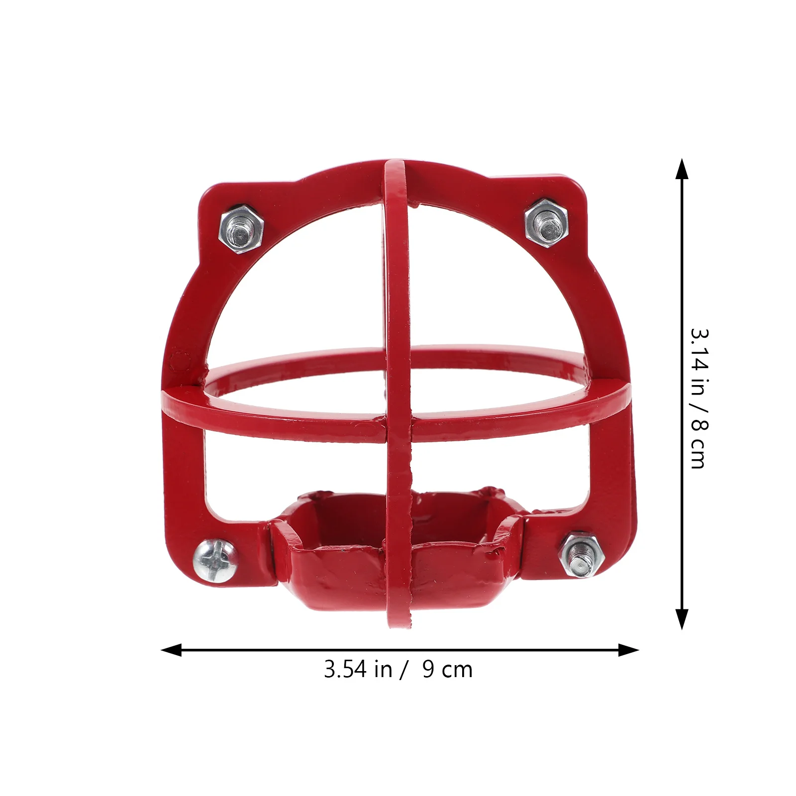 Fire Sprinkler Head Cover 20Mm Bright Red Protective Guard For Ceiling Interior Residential Safety System Sprinkler Cage