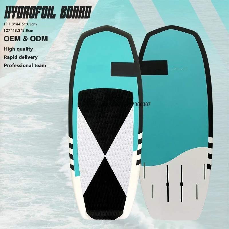 

High Quality Carbon Fiber PVC Foil Surfboards Super Lightweight & Waterproof 4'2"/3'8" Board for Ocean Waters