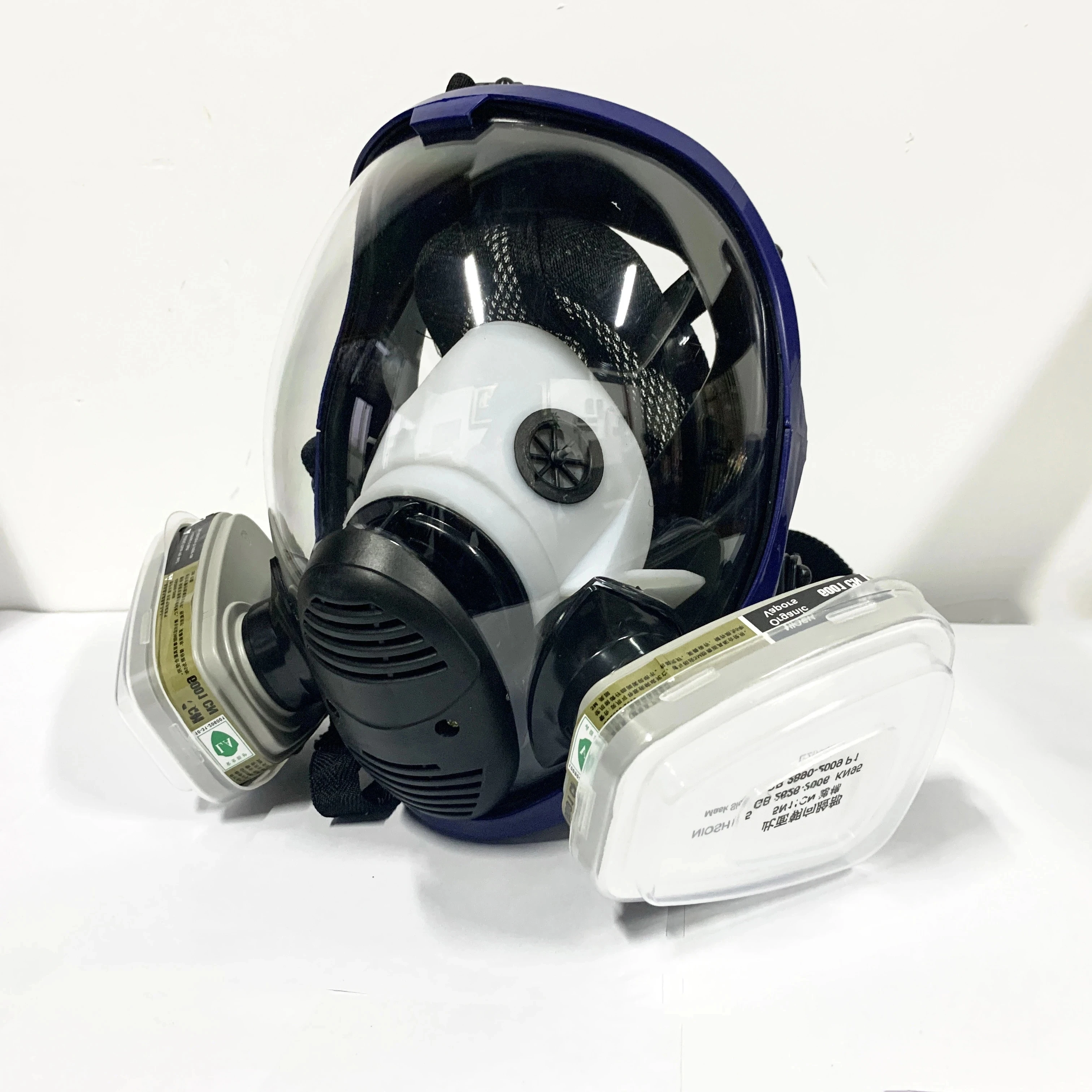 Chemical Gas Mask 6800 Dust Respirator Anti-Fog Full Face Mask Filter For Industrial Acid Gas, Welding Spray Paint Insecticide