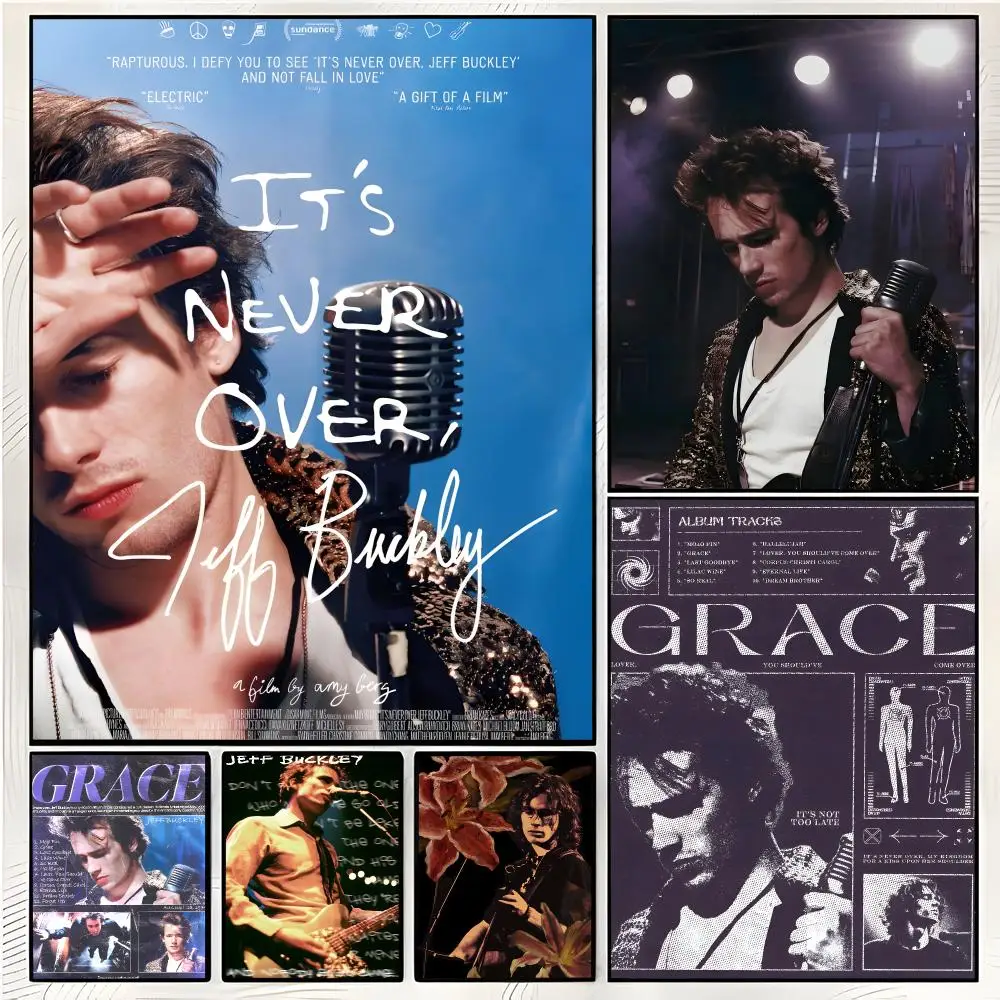folk singer creator J-Jeff Buckley Poster Superior Home Space  Indoor Decorative Art & Home Decor