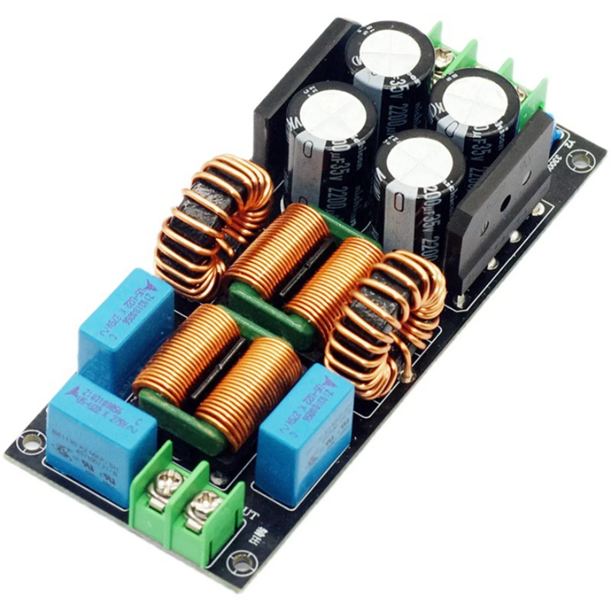 QA88X AC EMI Filter Audio Power Amplifier EMC EMI التدخل الكهرومغناطيسي تنقية الطاقة DC الوضع التفاضلي المشترك، 20A