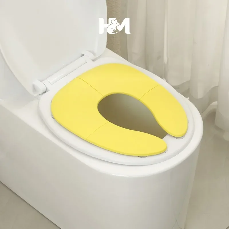 Portable Baby Travel Toilet Training Seat Folding Potty Seat Non-Slip Urine Assistant Cushion