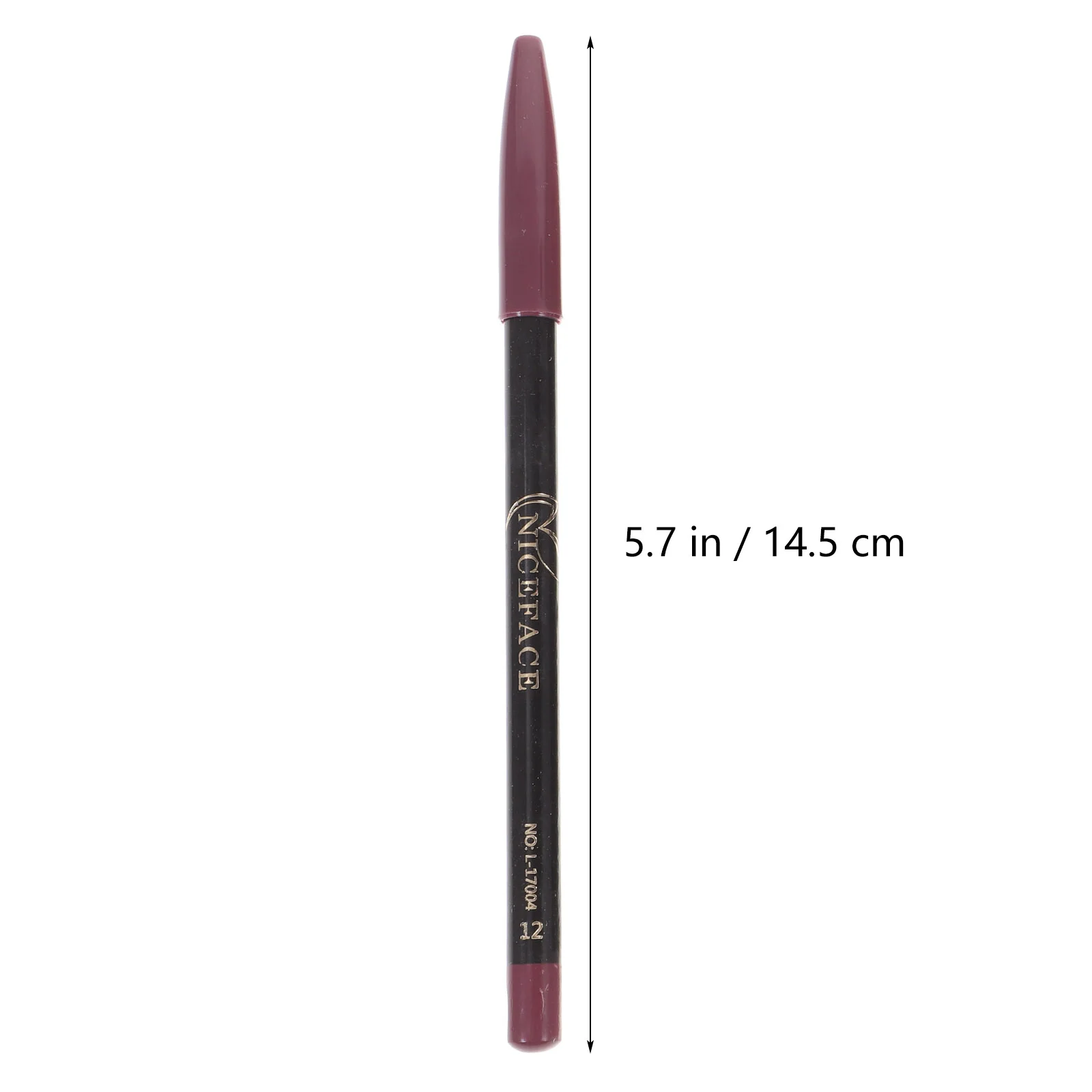 12 Stuks Waterdichte Lipliner Langdurige Bruine Eyeliner Vormgeven Potlood Make-Up Potloden