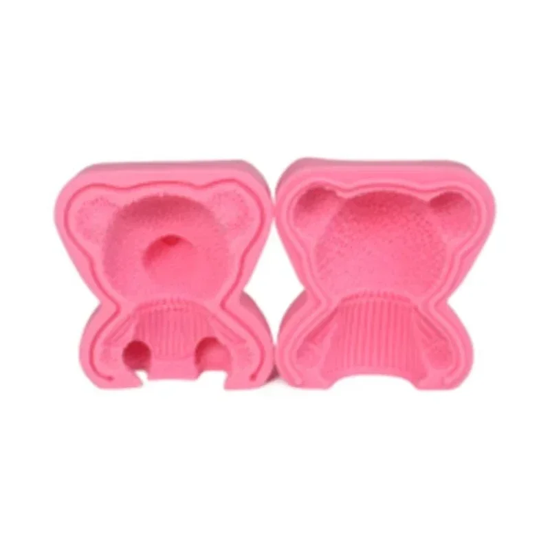 Cute bear shape cake decoration tool baking mold silicone fudge cake mold silicone mousse cake mold