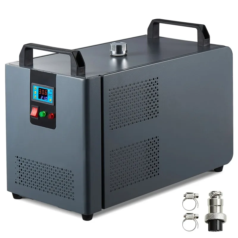 SucceBuy Industrial Water Chiller KH-6000 200W with Compressor 12L Water Tank Capacity 7.8 L/min for CO2  Engraving Machine