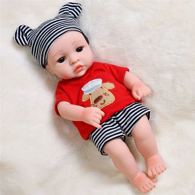 Baby Reborn Dolls Outfits Clothing For 12 Inch Baby Doll 30cm Winter Plush Pajama Set Dress T-Shirt Pants Clothes Accessories