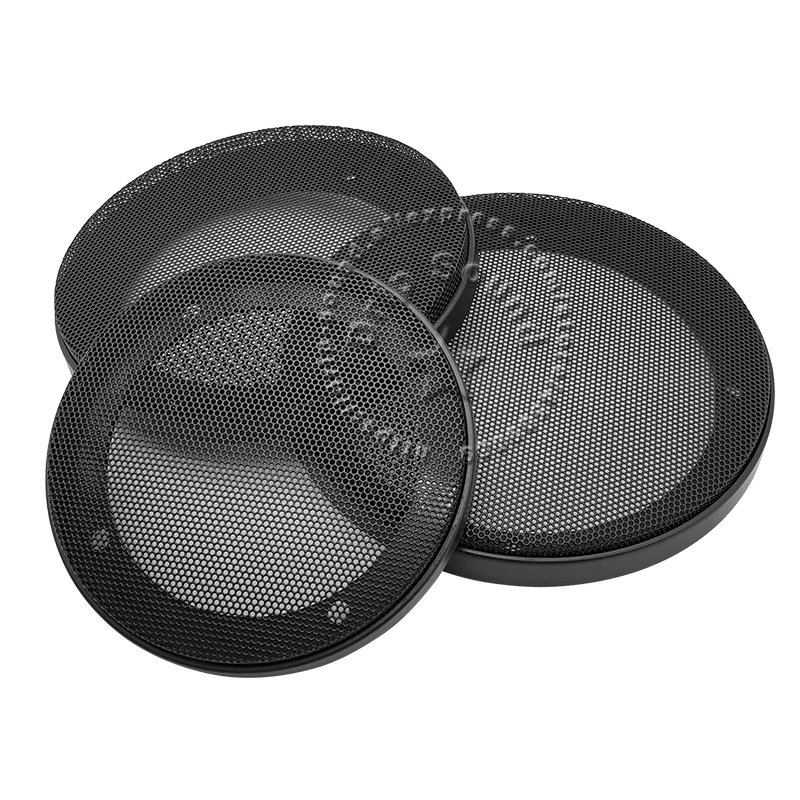 For 4"/5"/6.5" Inch Speaker Grill Cover Hige-grade Car Audio Decorative Circle Metal Mesh Grille Protection Net #Three sizes