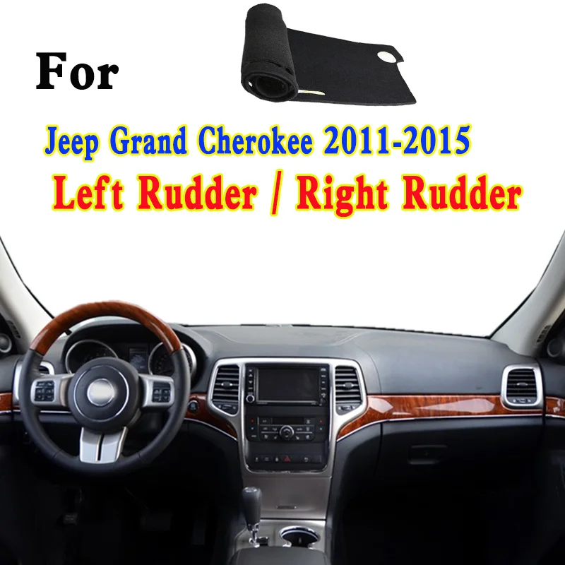 

For Jeep Grand Cherokee IV Mk4 WK2 SRT8 Car-Styling Dashmat Dashboard Cover Instrument Panel Insulation Sunscreen Protective Pad