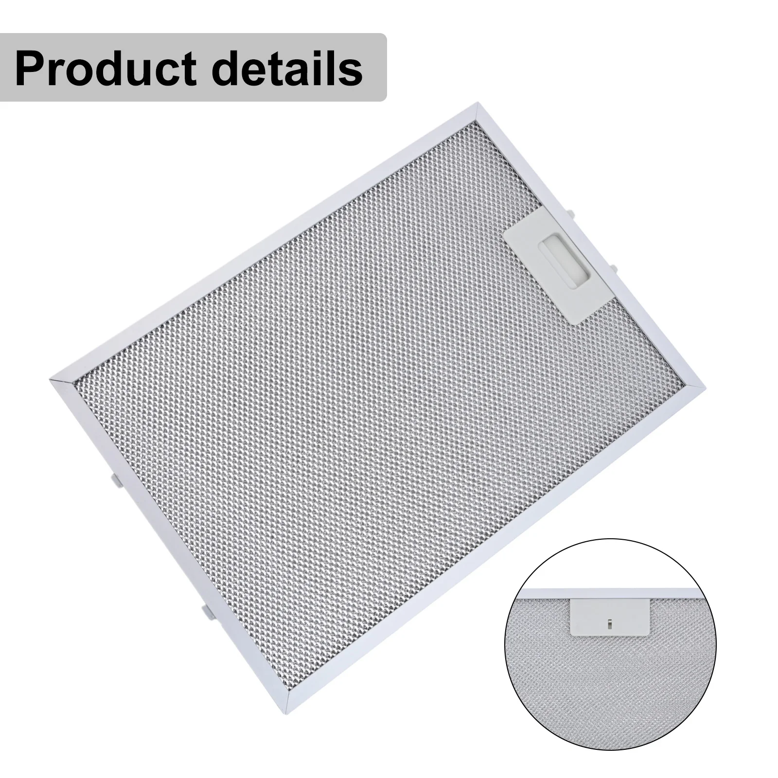 Cooker Hood Filter Aluminum Mesh Filter 5 Layer Aluminum Compatible With Most Brands High Efficiency Cooking Environment