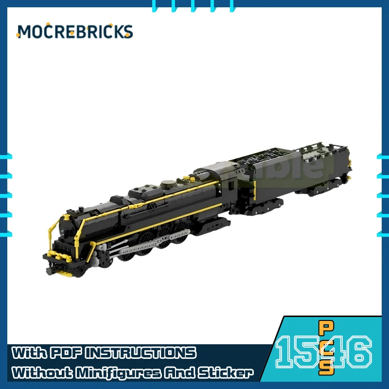 

MOCSouth African Railway SAR Level 26 Steam Locomotive Model DIY Building Block Assembly Technology Bricks Toys For Gifts