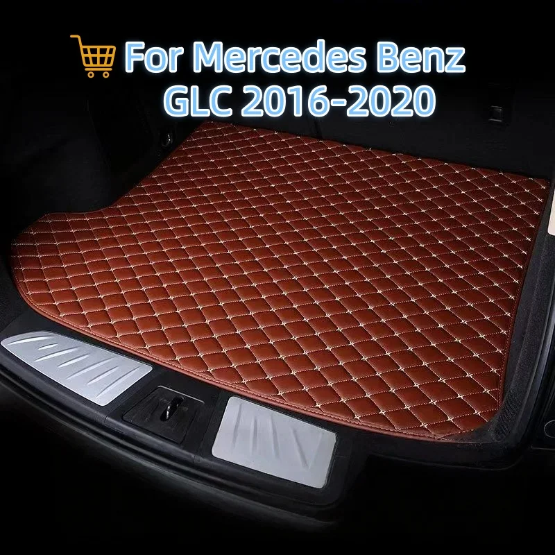 

Car Trunk Mats For Mercedes Benz GLC 2020 2019 2018 2017 2016 Vehicles Cargo Liner Carpets Auto Interior Accessories Waterproof