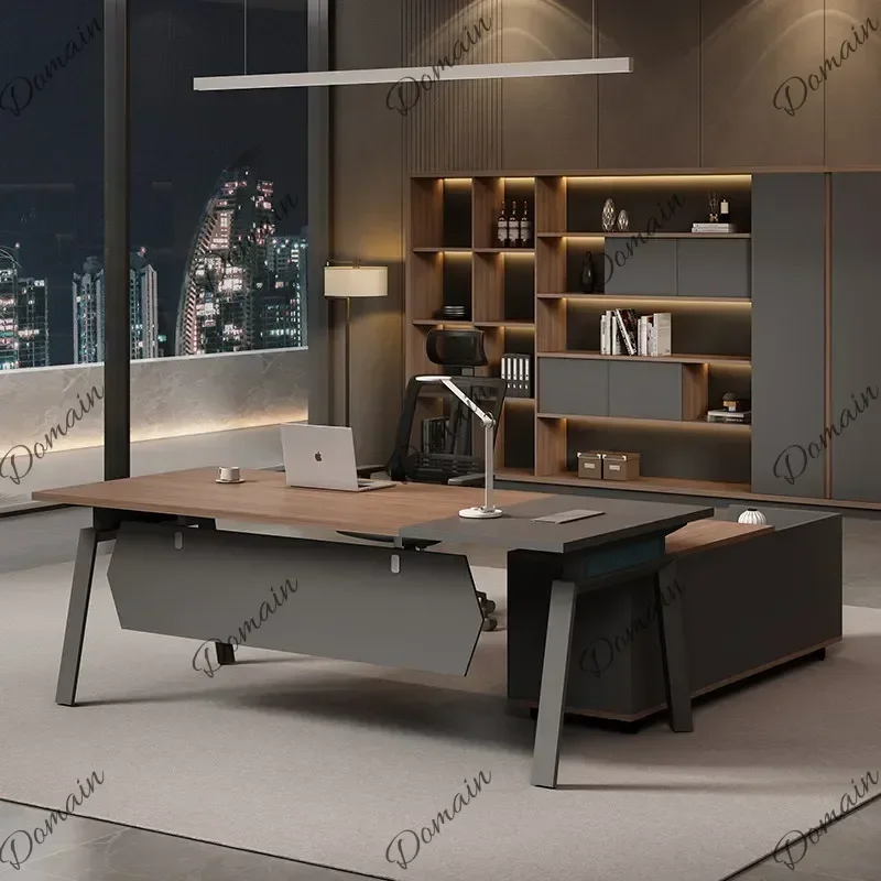 46X M Fashion Large Size Office Desk Professional Room Decor Beauty Wooden Clear Office Desk Accent Meuble Bureau Ornaments Home