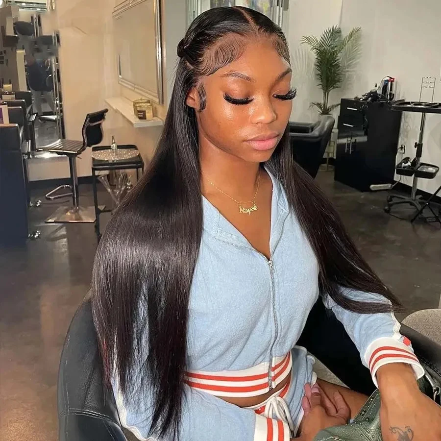 

40Inch Straight Human Hair Wigs 13x6 200 Density Body Wave 13x4 Lace Front Wigs Human Hair Curly Wigs Lace Frontal Wig For Women