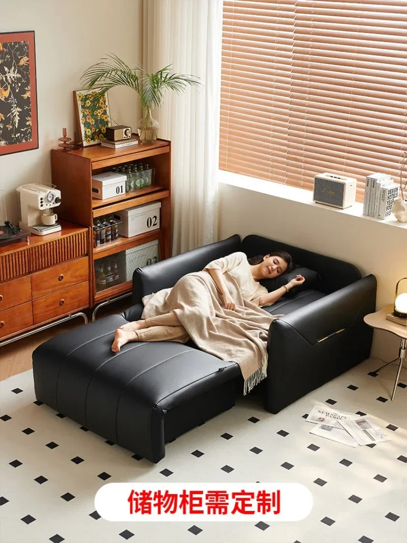Intelligent electric multi-function foldable dual-purpose 2024 new single double sofa
