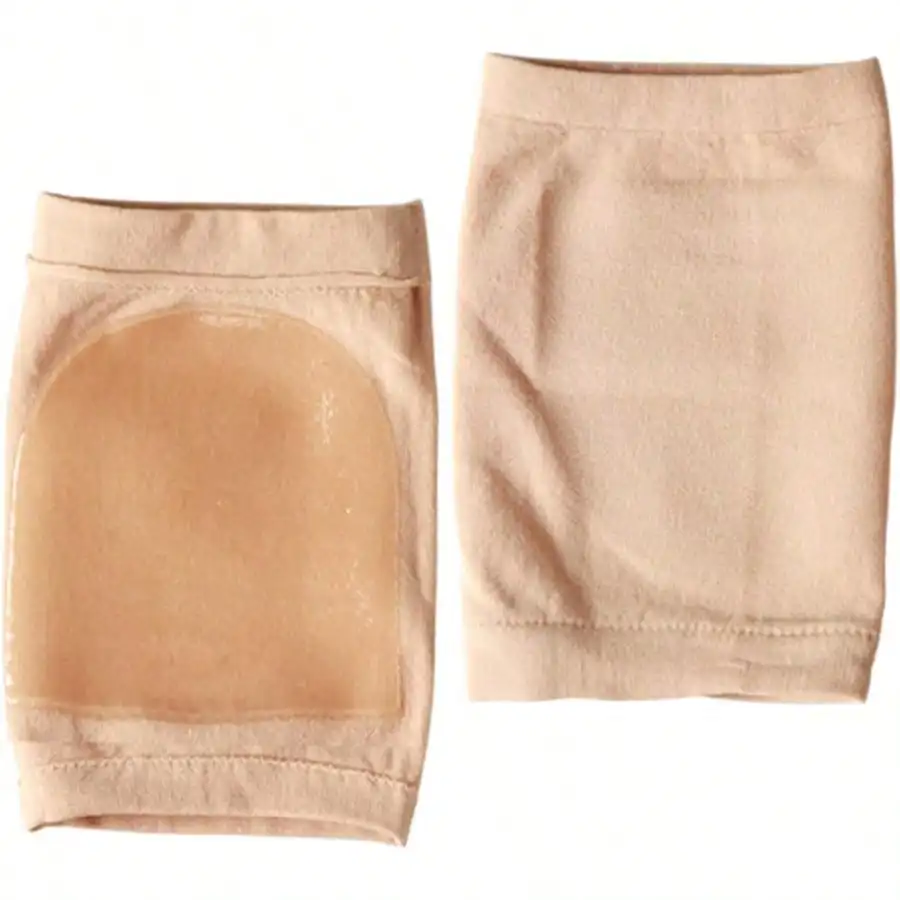 ひびの入った足用のオープントゥ通気性ジェルヒールソックス、男性用と女性用のアーチサポート、スウェットソックス、1ペア