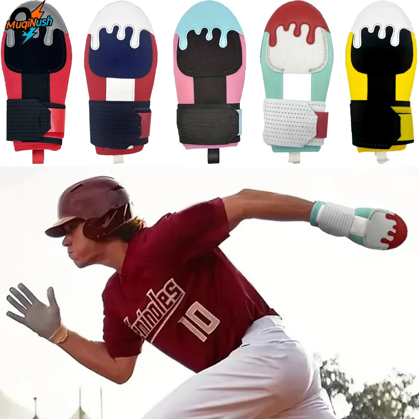 

MuqiNush Baseball Sliding Mitt sliding Gloves Hand Protection for Youth with Easy on Off Design Neoprene mitt Left Right Hand