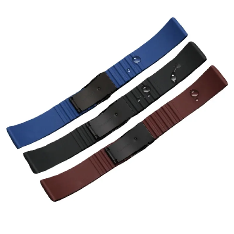 Silicone Watch Strap for Tissot Omega Dw Seiko Mido Citizen Casio Waterproof Sweat-Proof Rubber Watchband 20 22 24M Wrist Strap