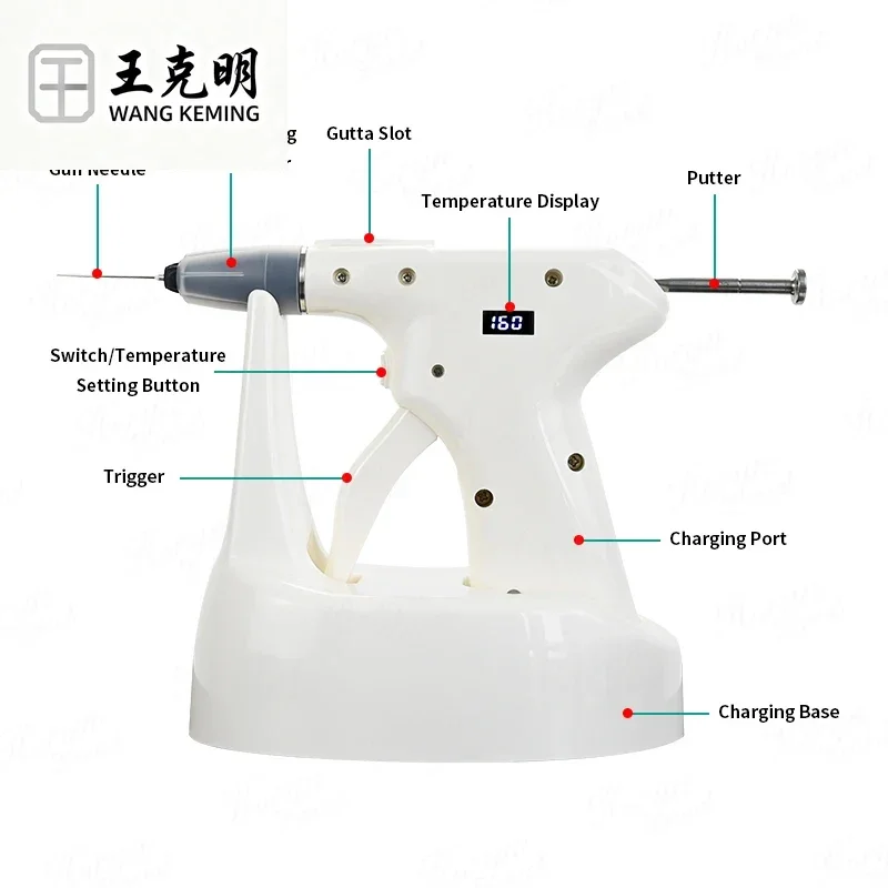 Fast Heating den tal Cordless Endodontic Gutta Percha Obturation System g u n and Pen