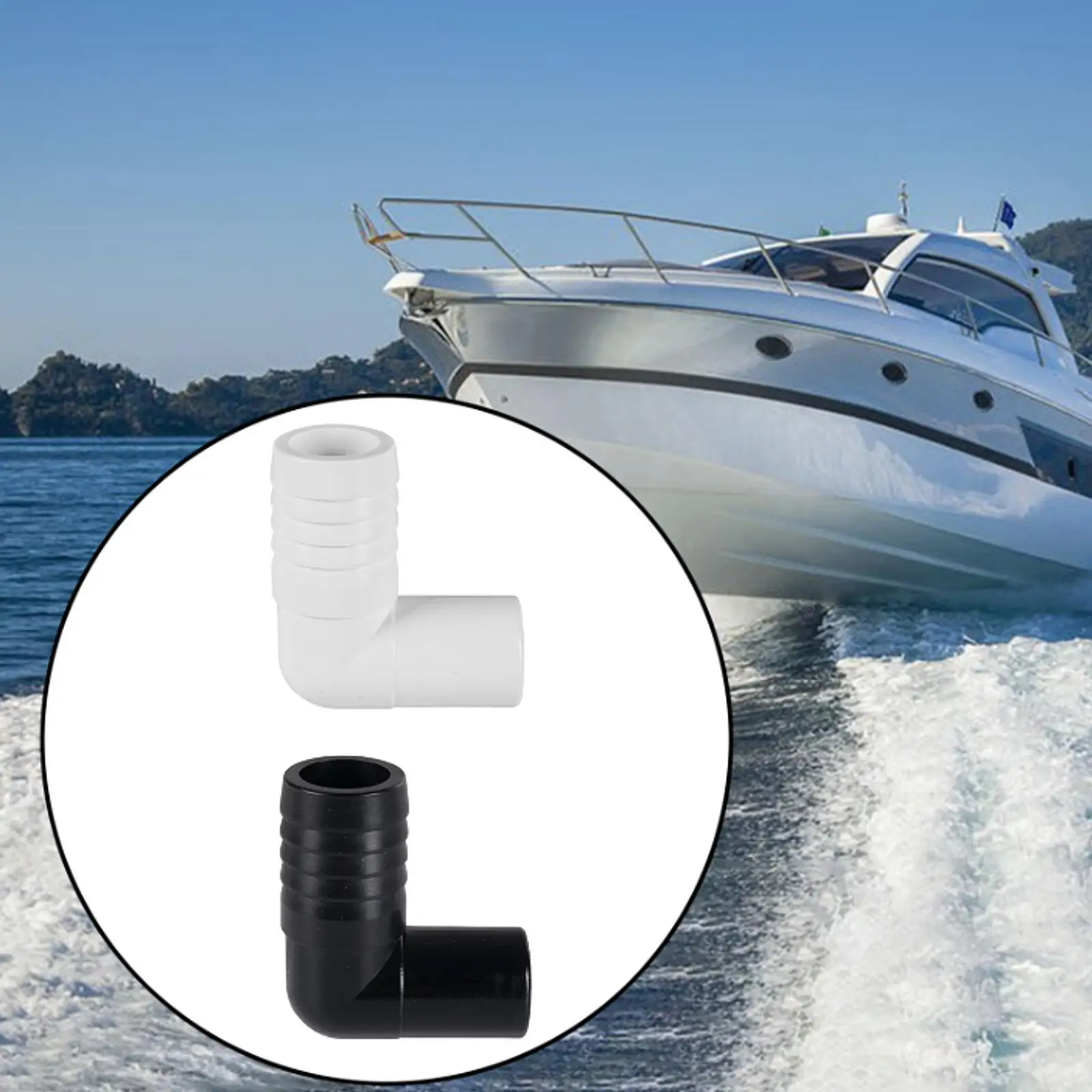 

90 ° Сливной соединитель в сборе для автофургона, аксессуар для ремонта, небольшой дренажный соединитель