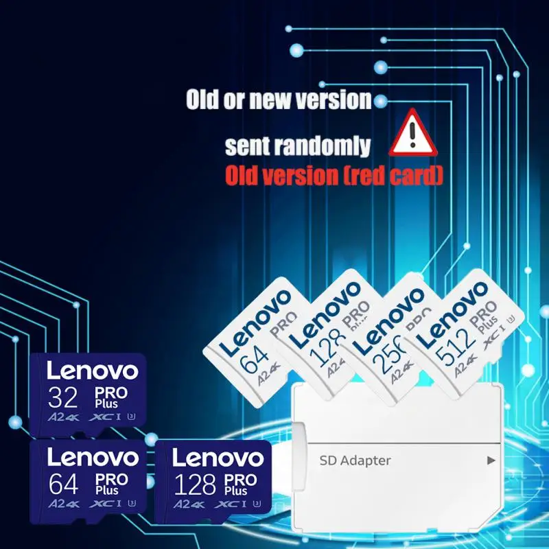 Lenovo A2 V30 U3 Micro Card 512GB 256GB 128GB Transfer 130MB/s SD Memory Card C10 U1 TF Card 64GB A2 Flash Card For Tablet