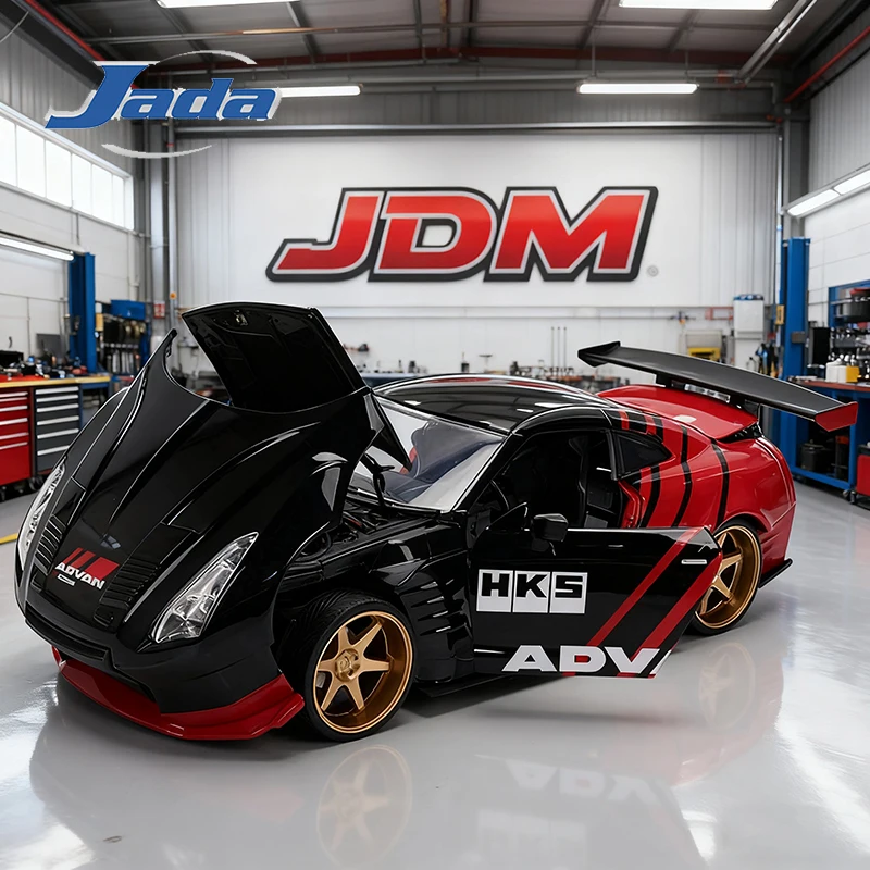 

JADA 1:24 JDM GTR RZ5 BEN SOPRA 2009, литой под давлением автомобиль из сплава и игрушечный транспорт, модель автомобиля, миниатюрная масштабная модель автомобиля для детей