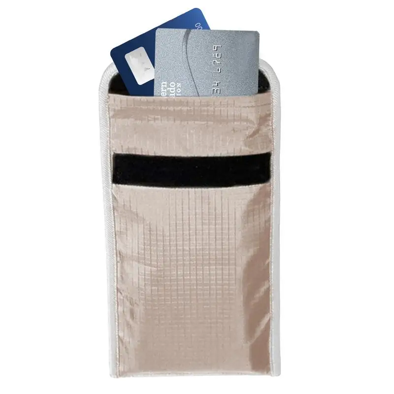 Anti-Theft Faraday Bag for Phones up to 6.5Inch Anti-Tracking Signal Blocking Pouch EMF Protection Bag GPS RFID Shielding Pouch