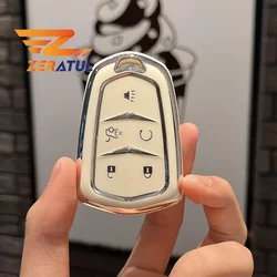 TPU Car Key Case Shell Fob Cover Holder For Cadillac ATS-L XTS XT4 XT5 XT6 CTS CT6 ATS 28T SRX Escalade Accessories