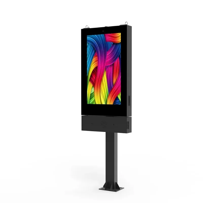 Retail store outdoor digital menu board 49-inch led display with drive-through system