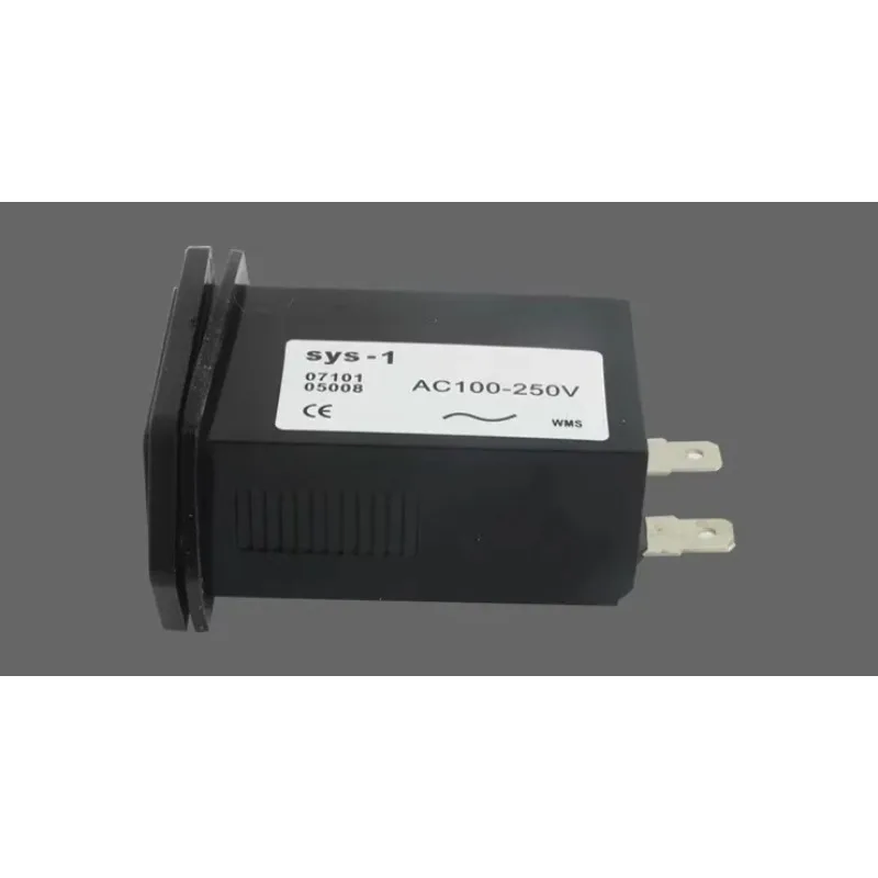 1PCS 6 Digits 100-250V AC Hour Meter,Complete Sealed Quartz Timer Counter SYS-1 12V 24V DC AC 110V 220V