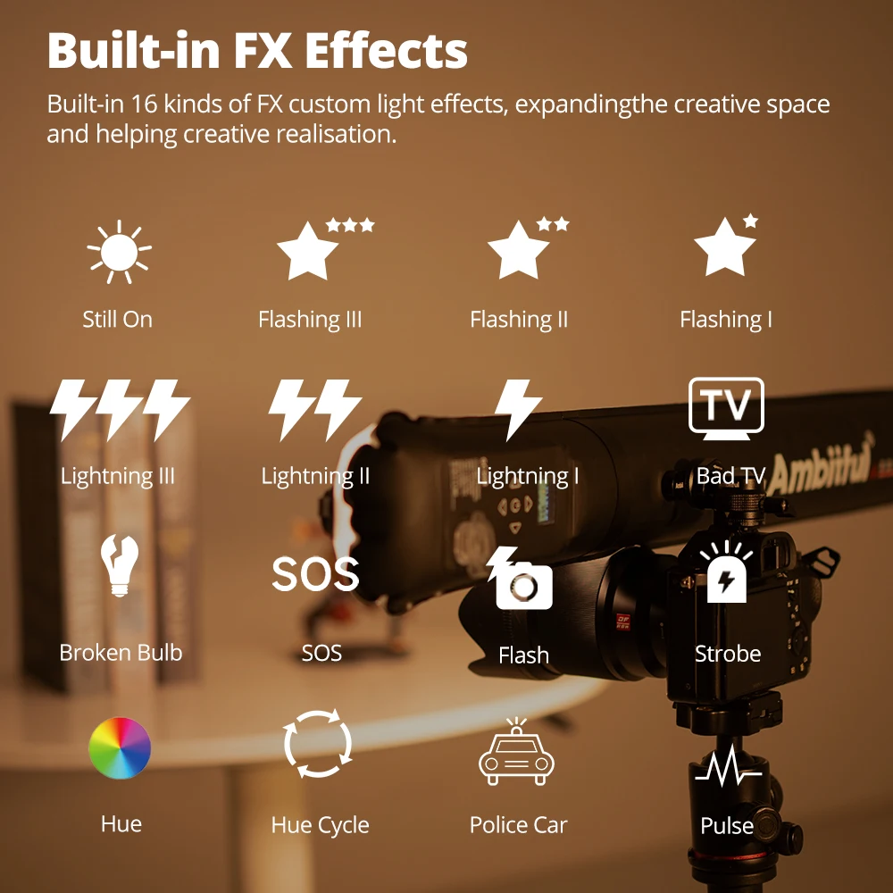 AMBITFUL GC30R-P GC30R GC30 R  – Photography Lighting Youtube recenzja i cena