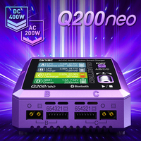 SkyRC Q200neo Lipo Battery Balance Charger Discharger AC200W DC400W 10A for 1-6S LiPo Li-ion Life LiHV 2-15s NiCd NiMH PB