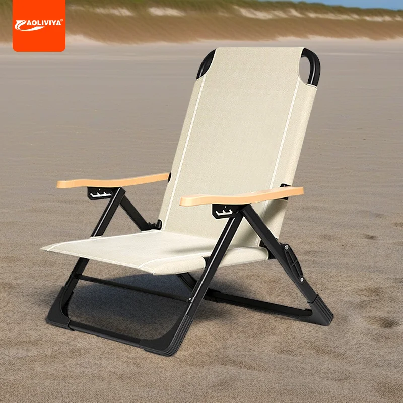 AOLIVIYA Outdoor Folding Chair Camping Folding Chair High Back Portable Director Chair Beach Recliner Art Sketch Folding Stool