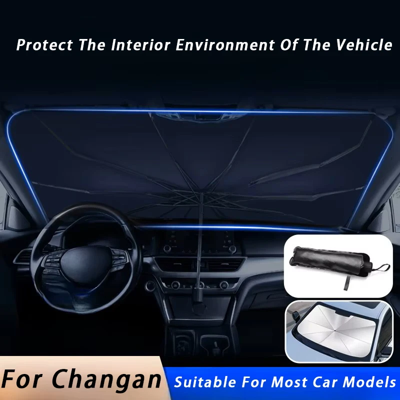 

Солнцезащитный козырек на переднее окно автомобиля для Changan UNIT UNIK CS35 CS55 PLUS CS75 PLUS Oshan X7, солнцезащитный козырек, защитный чехол для лобового стекла
