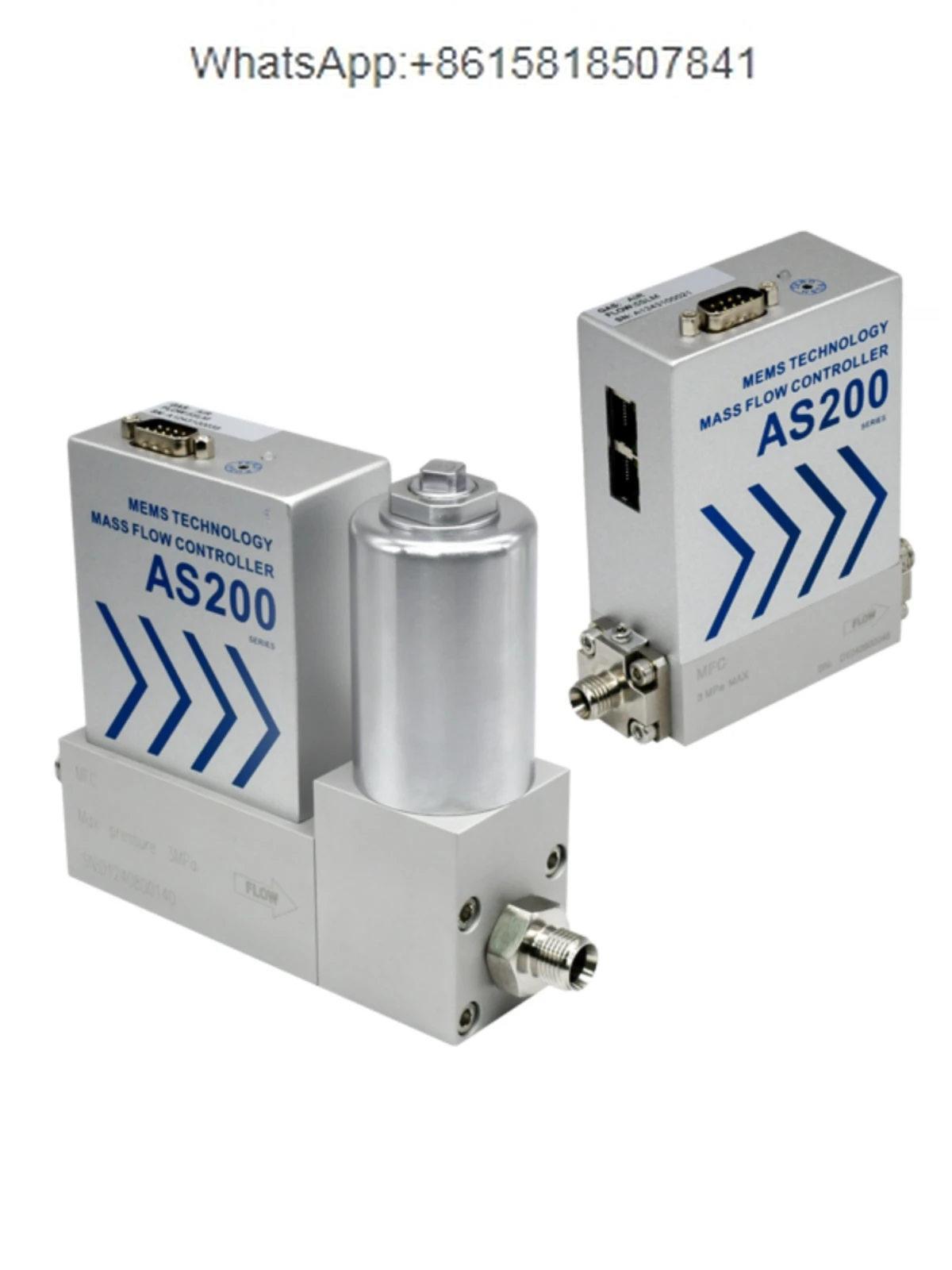 High Precision Gas Mass Flow Controller, Air Micro Gas Flow Meter AS200B