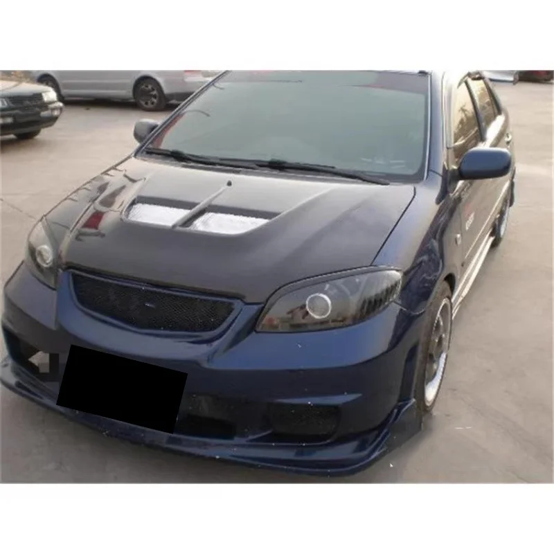 

Крышка двигателя из углеродного волокна для Toyota Vios 02-07, модифицированный легкий капот, совок, капот, автоаксессуары