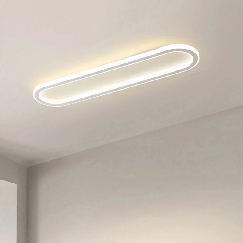 Imagem -04 - Modern Led Strip Teto Luz Iluminação Interior Quarto Estudo Corredor Corredor Simples Varanda Lâmpada Decoração de Casa