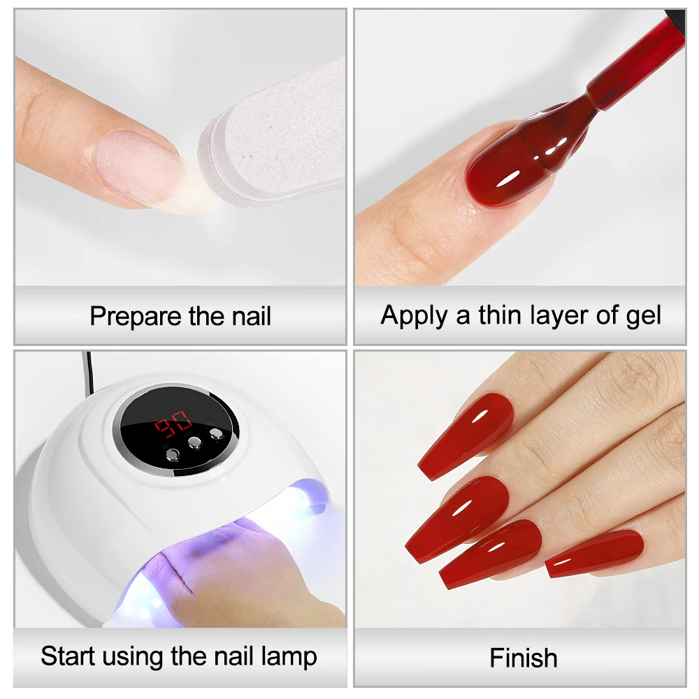 24LEDs UV LED Nail Lamp USB Potable Nails Dryer Machine Nail Home Use Light Uv Gel Varnish Manicure Drying Equipment Tools