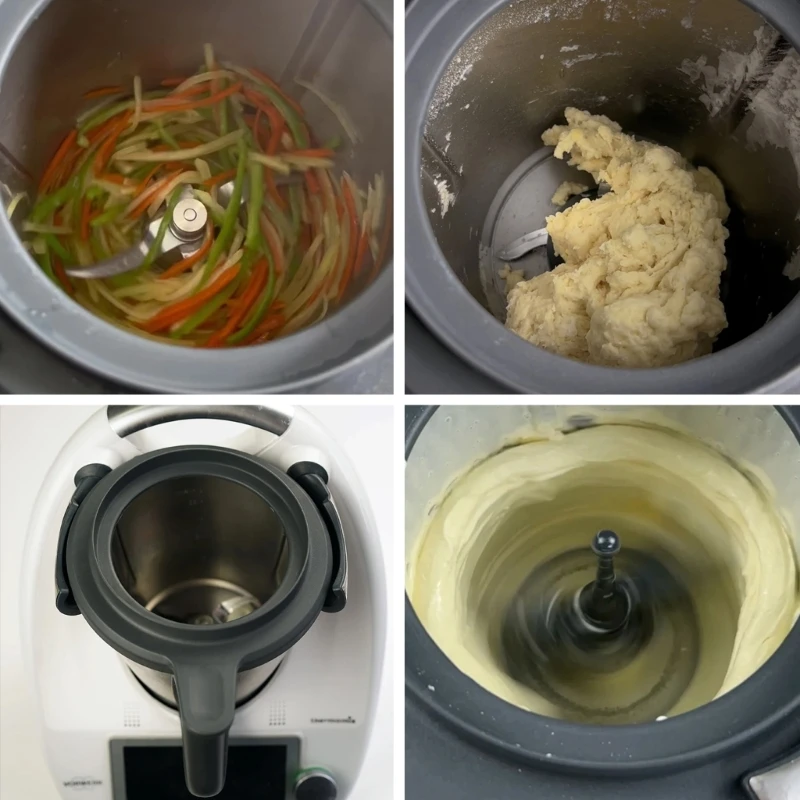 Визуально открывающаяся крышка для миксера Thermomix TM5 TM6, универсальная крышка чаши, герметичная, дропшиппинг