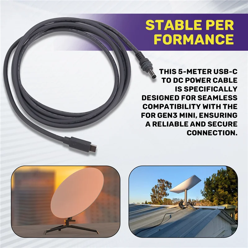 5M USB-C To Dc Powe…