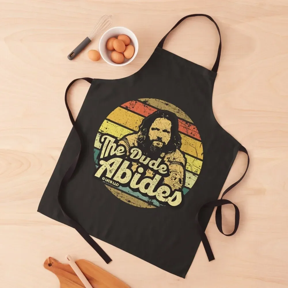 The Big Lebowski the dude abides. Birthday party gifts. Officially licensed merch. Apron home women Kids Sexy Kitchen Man Apron