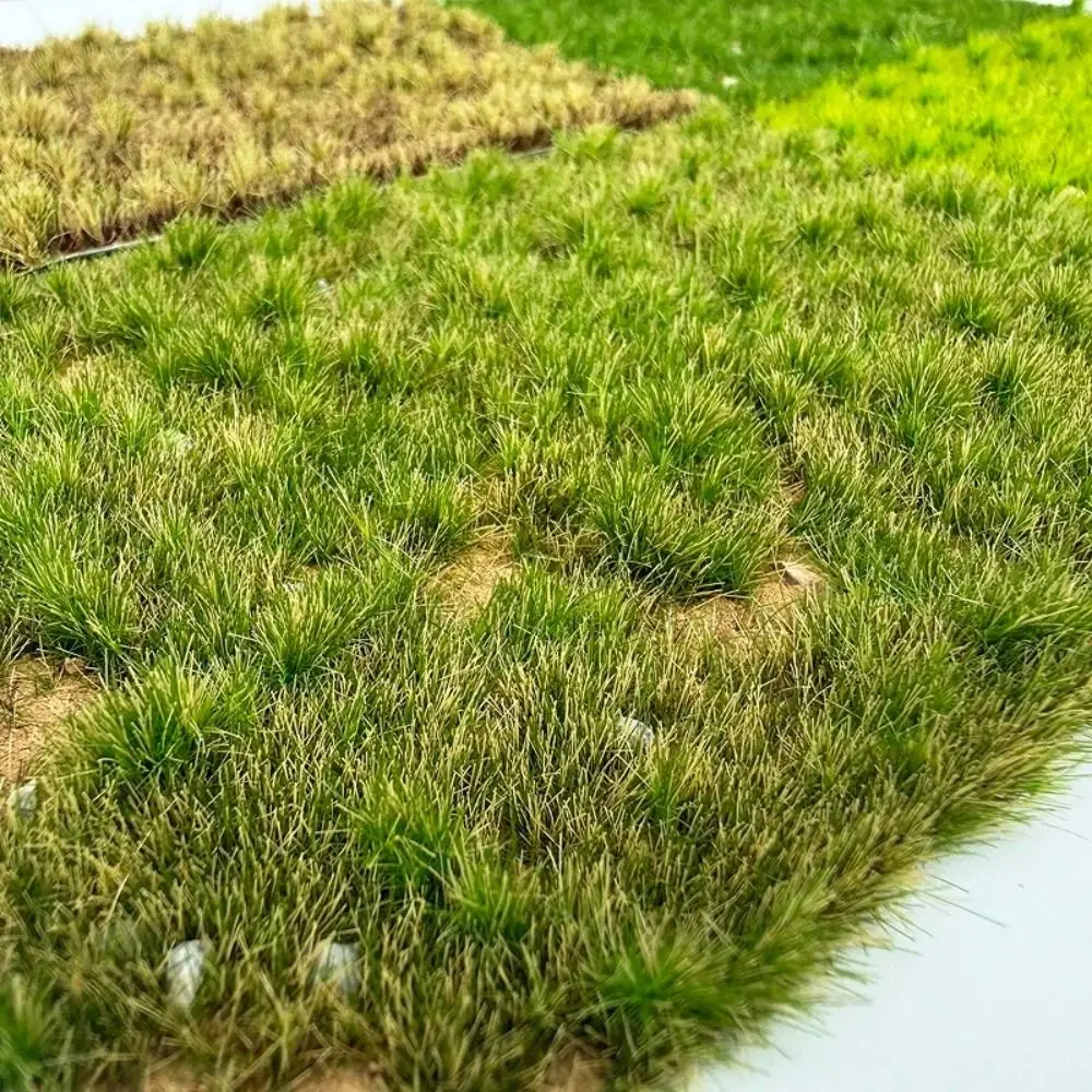 Nylon Miniature Grass Tuft Mini Scale Model Accessory Realistic Simulation Grass Model Landscape Turf Hand DIY Craft Material