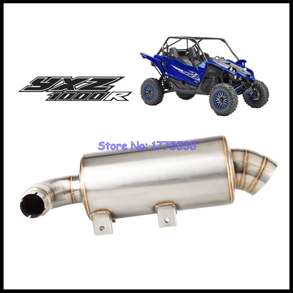 لياماها YXZ1000R EPS/SE/SS/SS SE YXZ1000R YXZ1000R SS/SE/SS XTR 2016-2025 أنبوب عادم الدراجة النارية جنبًا إلى جنب