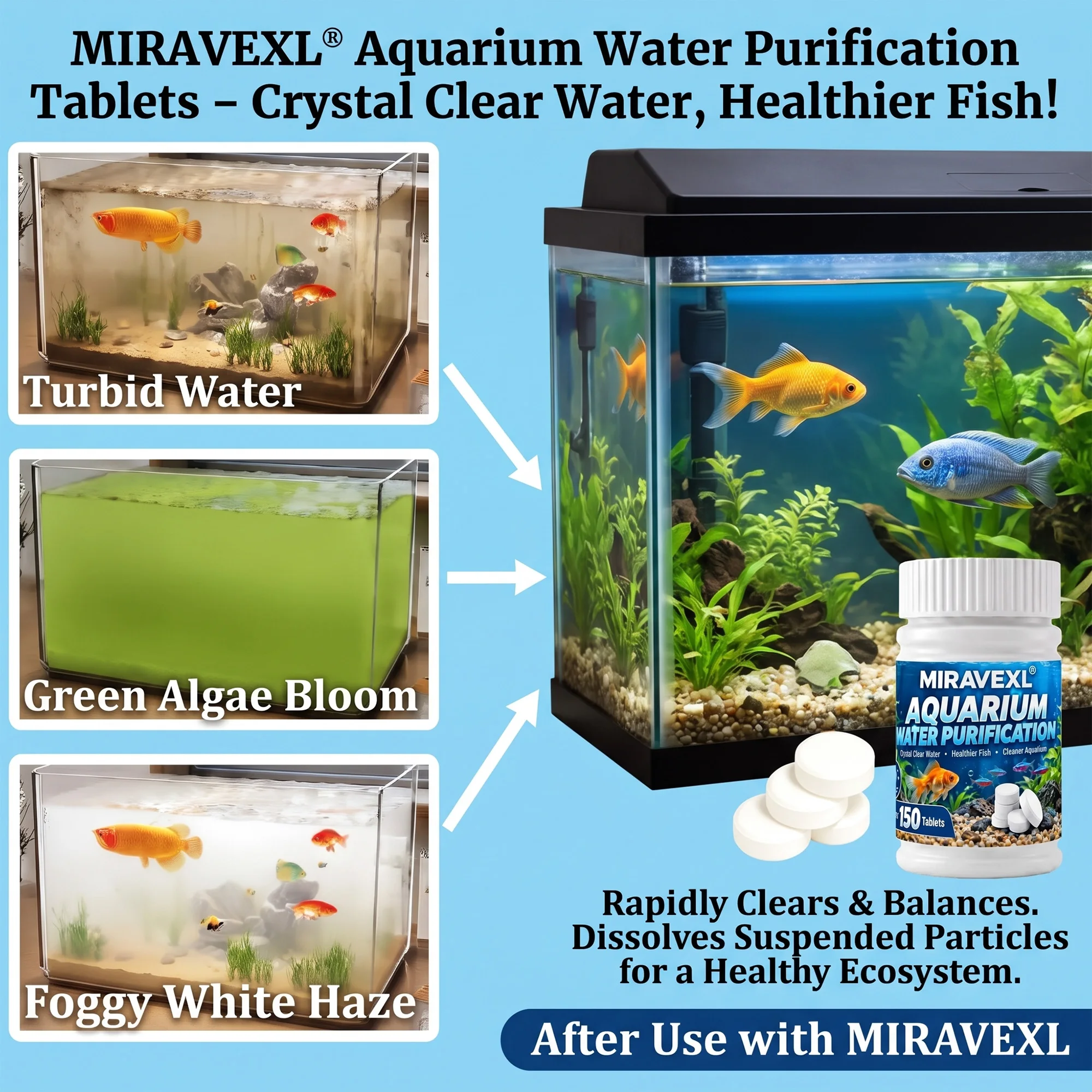 Tabletas Purificadoras de Agua - Aquarium Plant Vitamins reseña y precio