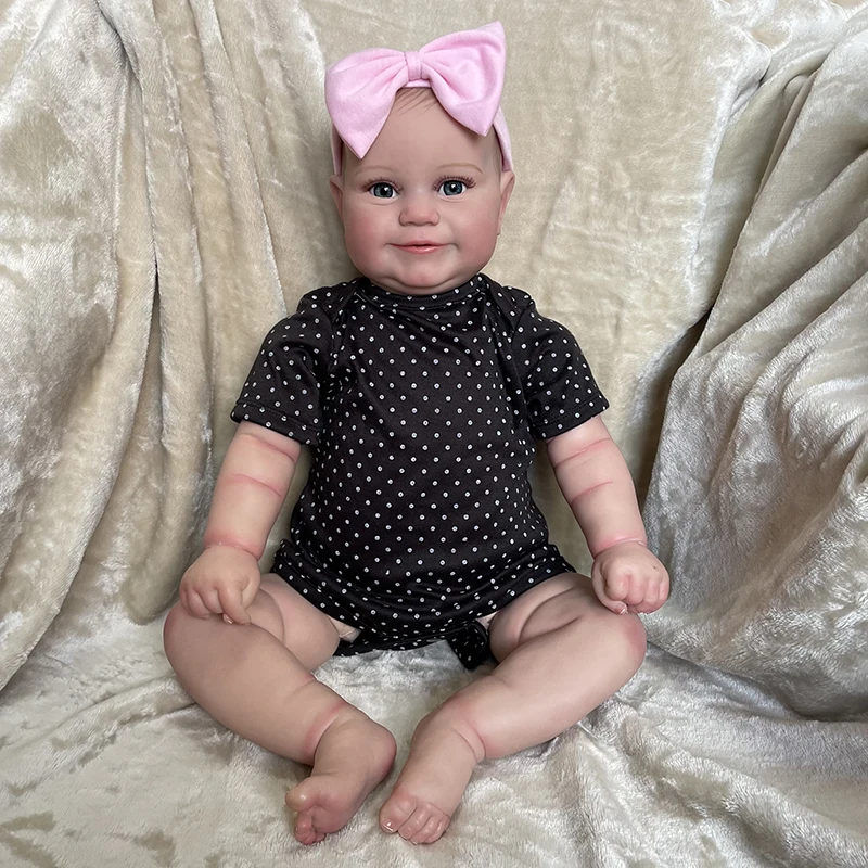 Zestaw do samodzielnego malowania lalki 48/60 cm, Maddie Soft Touch, części lalki z tkaniną na ciało i oczami.