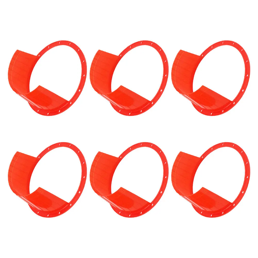 

6 Pcs Waterproof Speaker Cover Automotive Ring Car Accessory Adapter Board Mounting Spacer Replacement Abs Door
