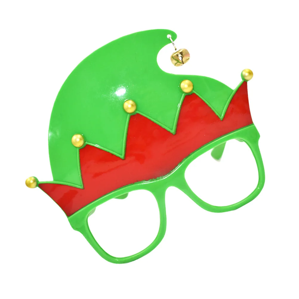 Occhiali da elfo natalizio Montatura per occhiali divertenti e leggeri per bambini Adulti Festa di compleanno Costume Cosplay Masquerade